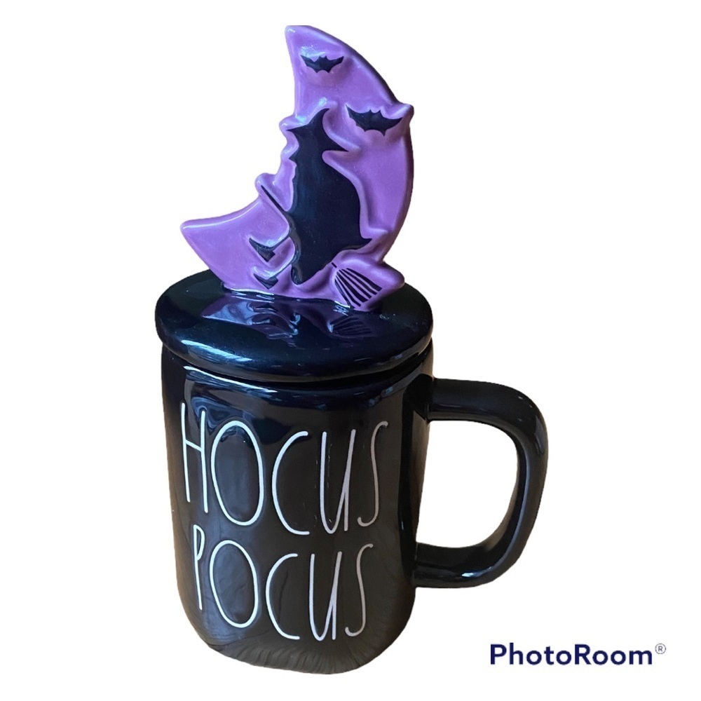 Hocus Pocus Mug with Witch lid